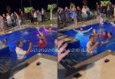 ‘Çmenden’ dasmorët, hedhin në pishinë këngëtarin e njohur shqiptar, ia marrin këngës dhe valles në ujë (Video)
