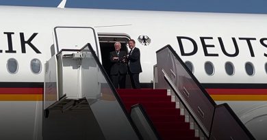 Katari lë në pritje presidentin gjerman në aeroport (Video)