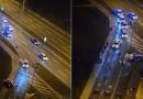 Skena sikur në filma në Zagreb: Mbi dhjetë vetura policie ndjekin një automjet (Video)