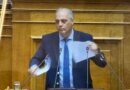 Kryetari i një partie greke nga foltorja Parlamentare e grisi Marrëveshjen e Prespës