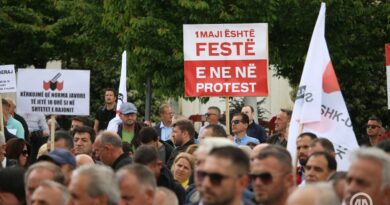 Tiranë, Prishtinë dhe Shkup marshime dhe protesta shënohet Dita Ndërkombëtare e Punëtorëve (Foto/Video)