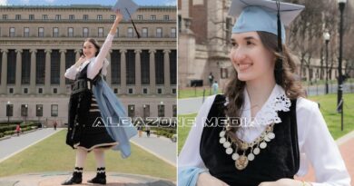 Shqiptarja e veshur me xhubletë diplomon në Universitetin prestigjioz në SHBA