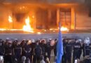 Protesta e thirrur nga Berisha, hidhet molotov drejt kryeministrisë