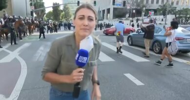 Po mbulonte protestat në Los Angeles, reporterja australiane goditet gjatë transmetimit nga policia