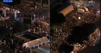 Mijëra izraelitë dalin në rrugë në Tel Aviv për të kërkuar marrëveshje për shkëmbimin e të burgosurve