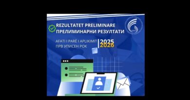 Në UNT dalin rezultatet preleminare të afatit të parë të aplikimit 2025/2026