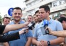 Limani dhe Xhaferi bashkë me qytetarët nëpër Gostivar: Entuziazëm për AKI-n