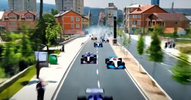 Tetova si Monako? Kasami shpërndan pamje nga garat me Formula 1 në rrugët e sapoasfaltuara!