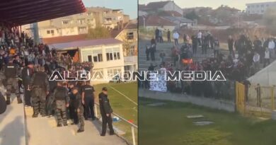 Huliganët maqedonas me thirrje raciste ndaj shqiptarëve: “Za shiptari gasna komora – dhoma gazi për shqiptarët” (VIDEO)
