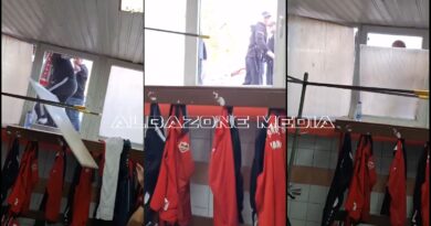 Huliganët maqedonas me thirrje raciste dhe sulmojnë lojtarët e Shkëndijës Haraçinës në zhveshtore (VIDEO)