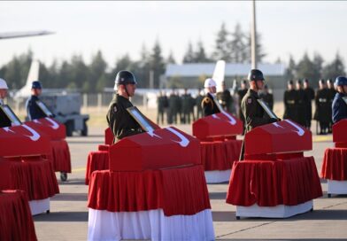 Ankara, mbahet ceremoni për ushtarët që ranë dëshmorë në rrëzimin e avionit në kufirin Azerbajxhan-Gjeorgji