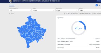 Deri në ora 15:00, mbi gjysmë milioni kanë shfrytëzuar të drejtën e votës