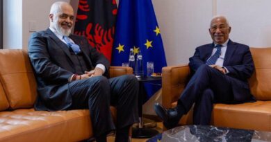 Kryeministri Rama në Bruksel, takon Presidentin e Këshillit të Europës Antonio Costa