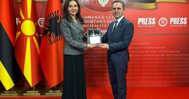 Kasami pret në Tetovë Elisa Spiropalin: Kur Shqipëria dhe shqiptarët ecin së bashku, e ardhmja bëhet më e sigurt