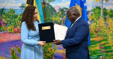 Vjosa Osmani nga Bahamet: Njohja erdhi pas angazhimit të madh nga Presidenca