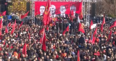 Nis protesta në Shkup, kërkohet drejtësi për ish-krerët e UÇK-së në Hagë