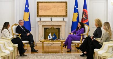 Presidentja Osmani takoi shefin e Misionit të OSBE-së në Kosovë, ambasadorin Gerard McGurk
