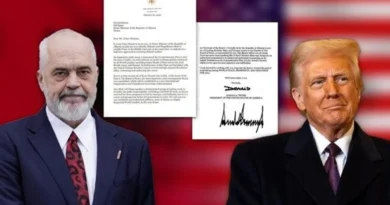 Edi Rama i përgjigjet ftesës së Presidentit Donald J. Trump për t’u bashkuar me Bordin e Paqes