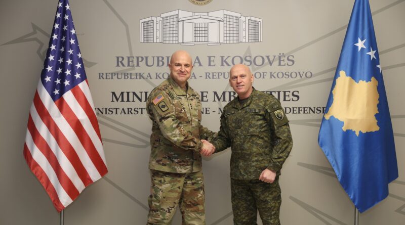 Komandanti i FSK-së priti në takim Drejtorin e Ushtrisë së Gardave Kombëtare të SHBA-së