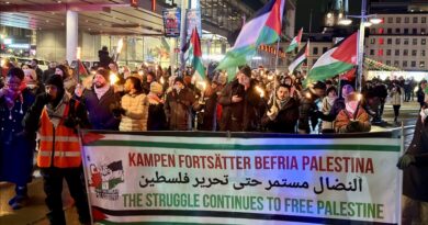 Suedi, anulohen festimet e vitit të ri dhe mbahet protestë në mbështetje të Palestinës