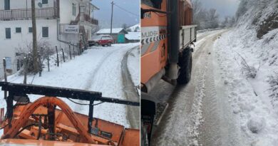 Reshjet e borës, Komuna e Tetovës: Rrugët janë të kalueshme