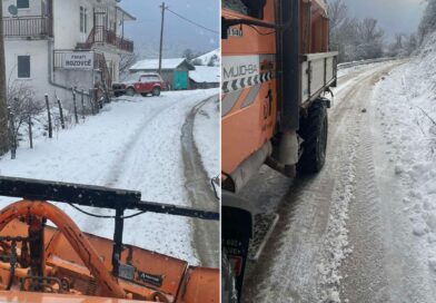 Reshjet e borës, Komuna e Tetovës: Rrugët janë të kalueshme