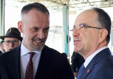 Arben Fetai nikoqir i Presidentit të Shqipërisë, Bajram Begaj në vizitën zyrtare në Shkup