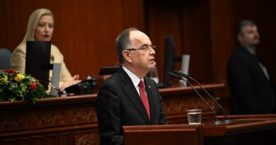 Begaj i drejtohet Kuvendit – “Korridori 8 – shembull i vërtetë për lidhjen e ekonomisë dhe sigurisë”