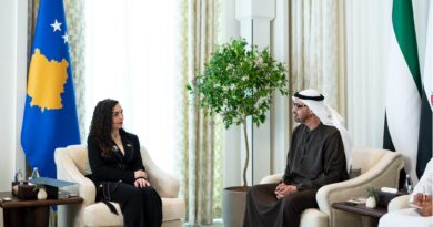 Osmani: Kosova është e bekuar me mbështetjen e Presidentit Mohamed bin Zayed dhe Emirateve