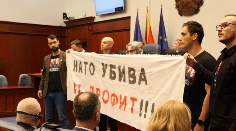 “NATO vret”, Rutte u prit me parulla anti-NATO nga ‘Levica’ (Video)