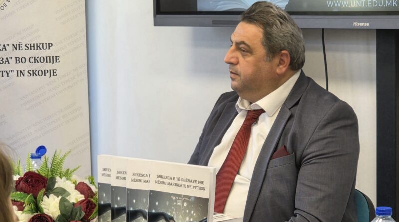 UNT pasuron bibliotekën shkencore, promovohet libri shkencat e të dhënave, nga prof. Dr. Bekim Fetaji