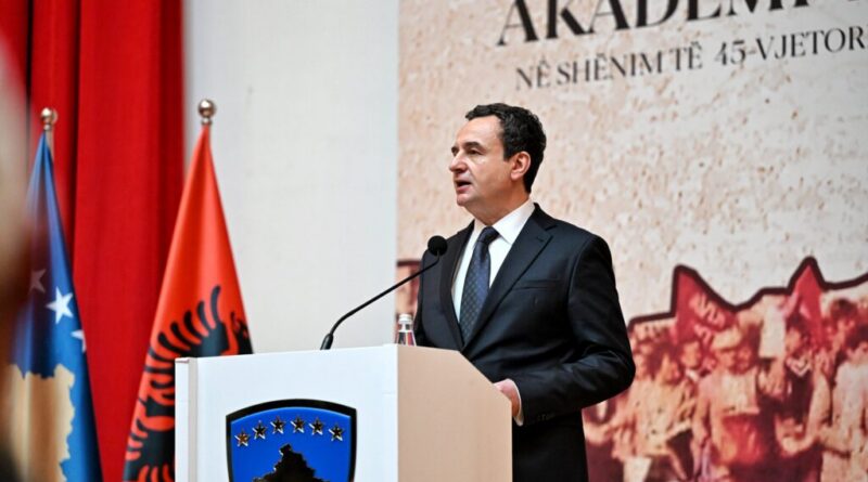 U mbajt Akademi përkujtimore në shënim të 45-vjetorit të demonstratave të vitit 1981