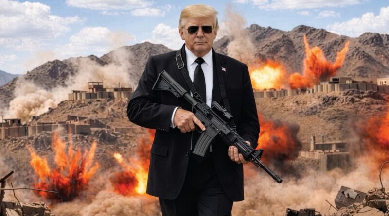 Trump “kërcënon” Iranin me një imazh të krijuar me “AI” ku shfaqet me armë: Nuk ka më zotëri djalë i mirë!