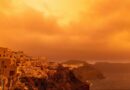Pamje APOKALIPTIKE në Greqi! Kreta mbulohet nga pluhuri afrikan, qielli bëhet i kuq