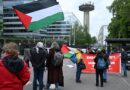 Protestuesit mblidhen jashtë transmetuesit belg kundër pjesëmarrjes së Izraelit në Eurovizion