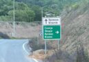 Tabela pa gjuhën shqipe në autostradën Kërçovë-Ohër