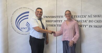 Rektori i UNT-së, Bekim Fetaji priti në takim pune Prof. Christina l. Wassenaar nga Universiteti i Alabamës Jugore të Shba-së