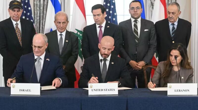 Libani dhe Izraeli nënshkruan në Washington një “marrëveshje kornizë” të sponsorizuar nga SHBA-ja