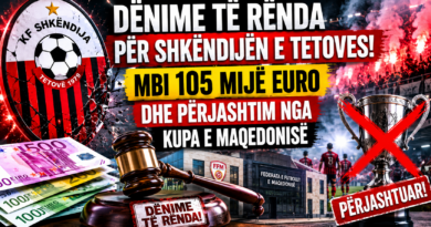 Shkëndija dënohet me 105 mijë euro nga FFM-ja dhe përjashtim nga Kupa