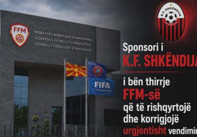 Sponsori i K.F. Shkëndija i bën thirrje FFM-së që të rishqyrtojë dhe korrigjojë urgjentisht vendimin