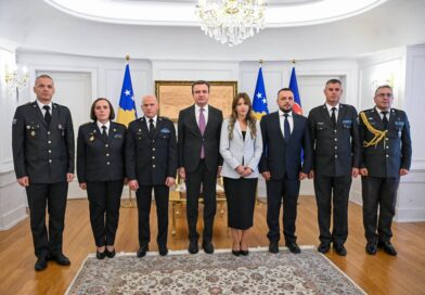 U.d. Presidentes së Kosovës, Albulena Haxhiu dekreton gjeneralët e rinj të FSK-së