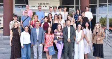 Universiteti i Tetovës i mirëpriti pjesëmarrësit e projektit “EU Aspirations Exchange”