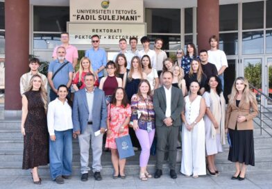 Universiteti i Tetovës i mirëpriti pjesëmarrësit e projektit “EU Aspirations Exchange”