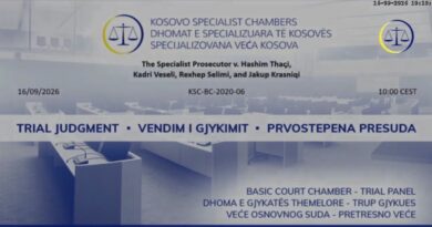 LIVE: Fillon seanca për shpalljen e aktgjykimit për ish krerët e UÇK-së në Hagë