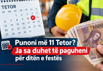 Punoni më 11 Tetor? Ja sa duhet të paguheni për ditën e festës