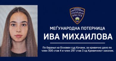 Shpallet urdhërarrest ndërkombëtar për Iva Mihaillovën