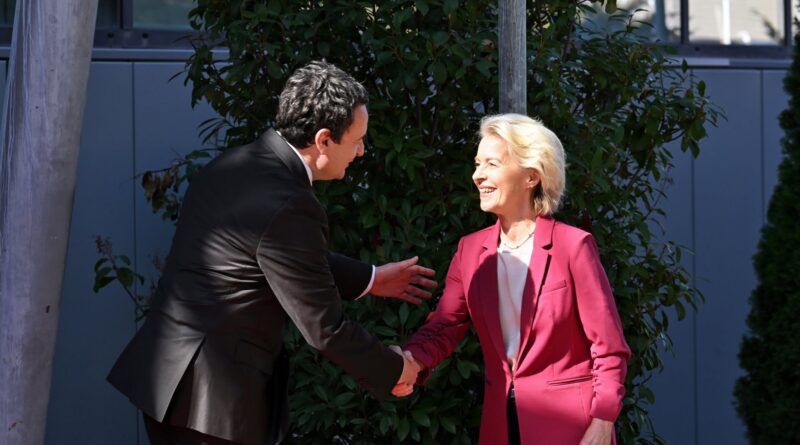 Kryeministri Kurti priti në takim Presidenten e Komisionit Evropian, Ursula von der Leyen