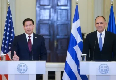 Rubio në Athinë paralajmëron Iranin se nuk do të ketë kurrë armë bërthamore