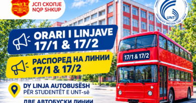 Dy linja të reja të autobusit për studentët e UNT-së, ndalesa përballë ambasadës amerikane