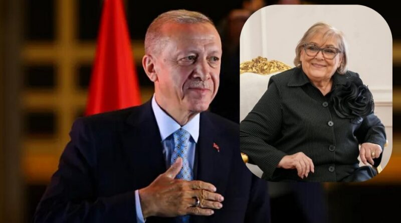 Presidentja Shiroka Pula pranon letër urimi nga presidenti i Turqisë, Recep Tayyip Erdoğan